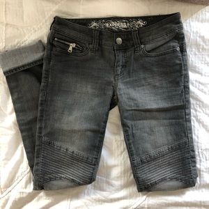 EXPRESS Moto Skinny Jeans